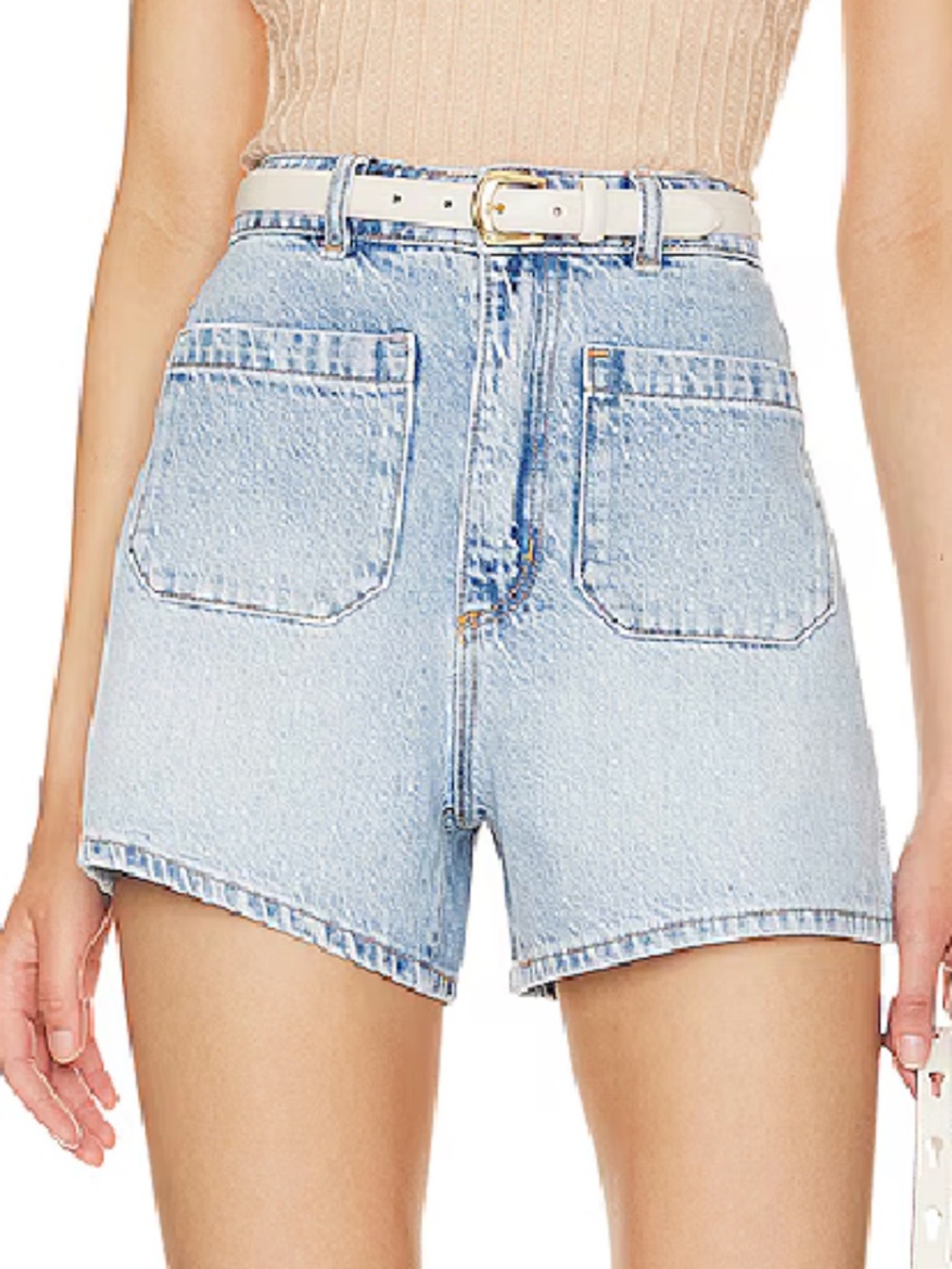 ROLLA'S Mirage Short Lyocell Organic Light Blue Size 28